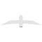 Ekena Millwork Bellingham Architectural Grade PVC Gable Bracket, 72"W x 18"H x 2"D x 6"F, 6/12 Pitch GBP072X18X0206BEL00 - alternate 3